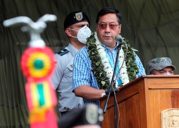 El presidente boliviano, Luis Arce. EFE/Martin Alipaz/Archivo