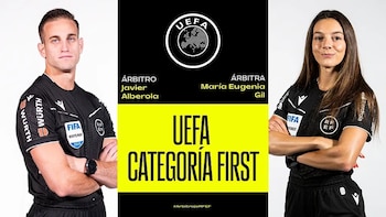 Los árbitros españoles Javier Alberola