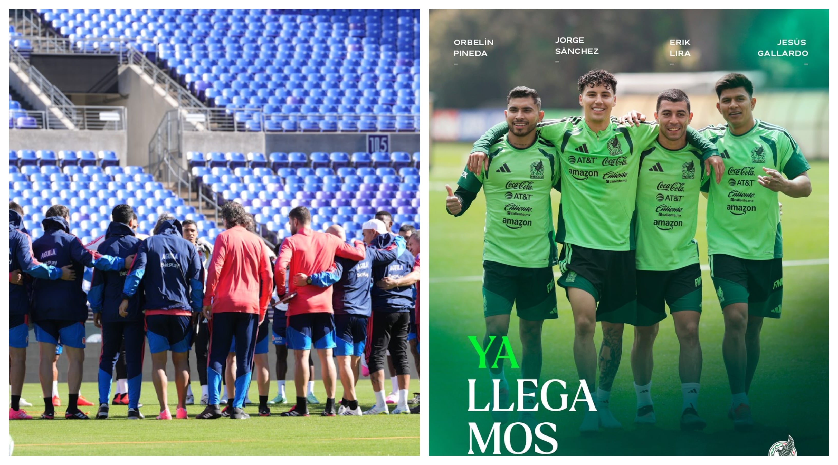Colombia arranca su nuevo ciclo ante México sin James ni Quintero en Baltimore