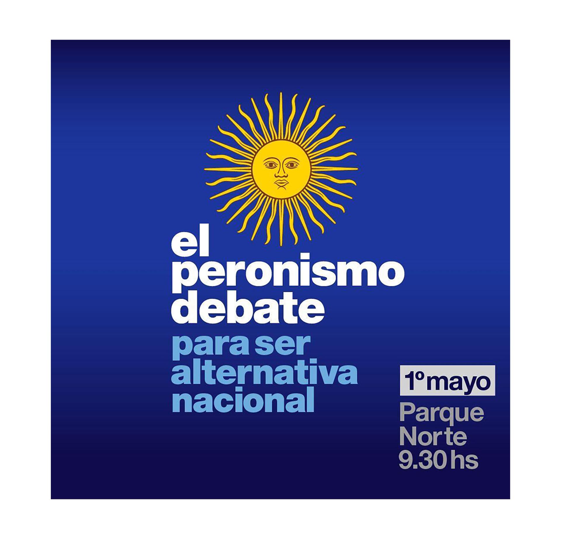 La convocatoria que se realizó para el evento del próximo viernes en Parque Norte