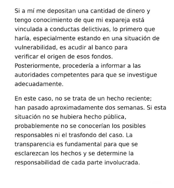 Yailin respondió por Instagram a Daribel Montero Severino tras la transferencia de RD$300.000 vinculada a una presunta extorsión. (Imagen retomada de Listín Diario)