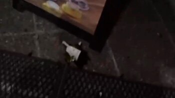 El botellazo que le tiraron