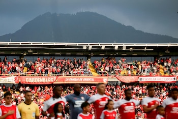 Los hinchas de Santa Fe