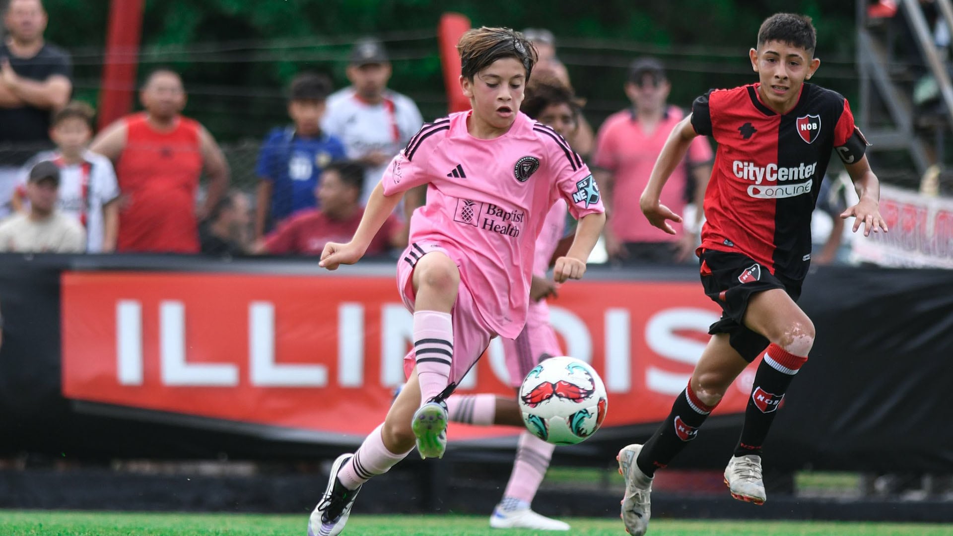Thiago participó de la Newell's Cup en Rosario (@Newells)