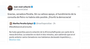 Juan José Lafaurie respondió con