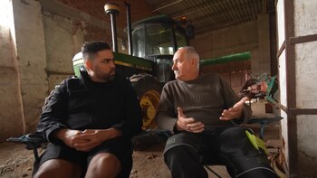 Antonio, tractorista y agricultor, narra