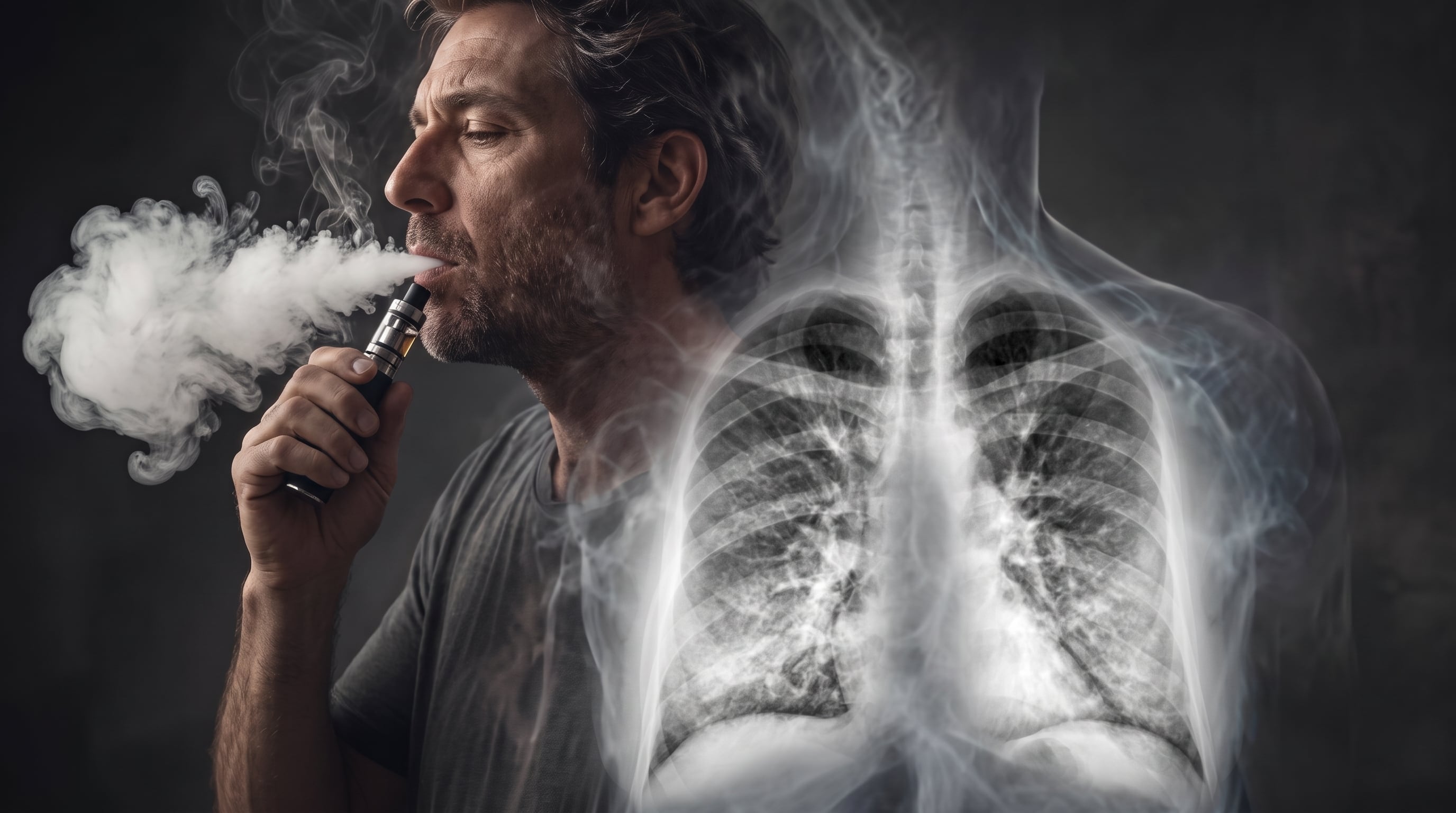 Los especialistas advierten que el vapeo ya muestra riesgos respiratorios y cardiovasculares (Imagen Ilustrativa Infobae)