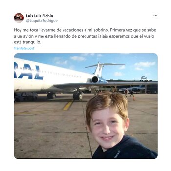 Luquitas Rodríguez usó una foto