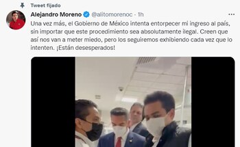 Alejandro Moreno denunció retención ilegal