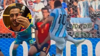 La divertida reacción del futbolista español que recibió el pelotazo de Messi en la final del Mundial 2026