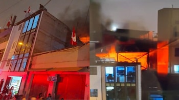 Incendio en Mesa Redonda.