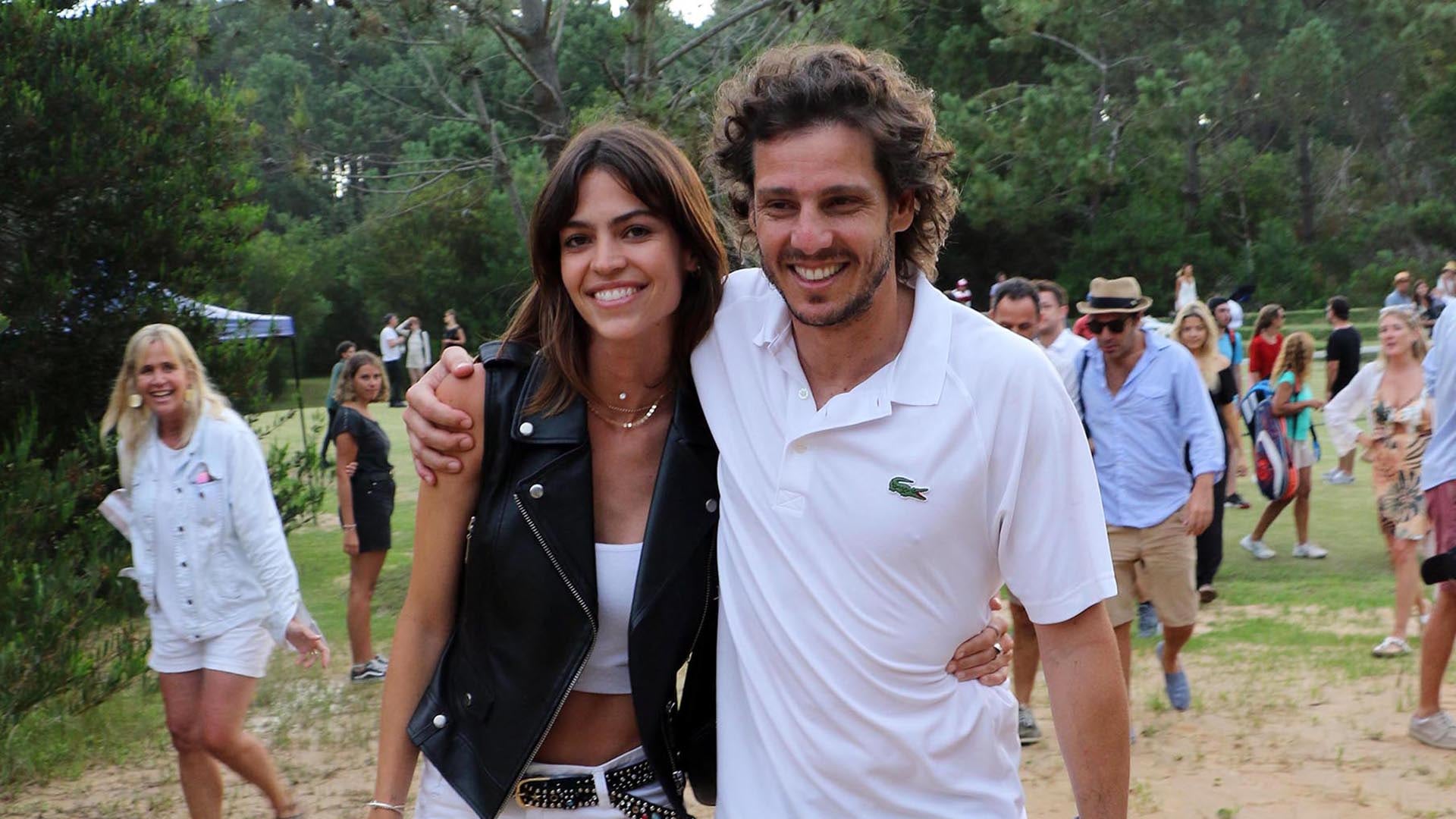 Gastón Gaudio junto a Helena Ayerza en un evento en Punta del Este en 2019 (GM Press)