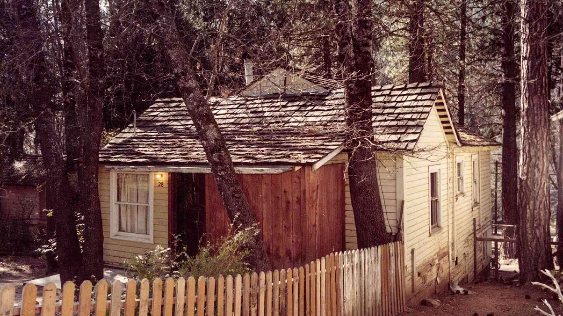 La cabaña donde sucedieron los crímenes