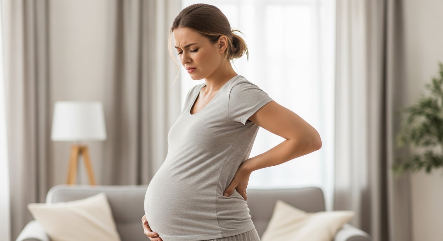 El embarazo incrementa el riesgo de dolor de espalda al despertar (Imagen Ilustrativa Infobae)