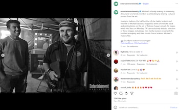 Michael película detrás de escena inédito