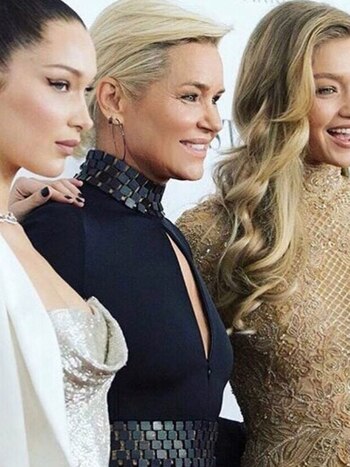 Bella, Yolanda y Gigi Hadid.