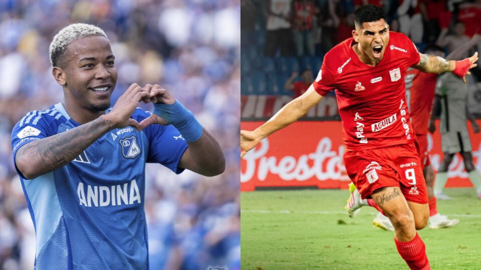 Millonarios y América de Cali cerrarán la fecha 14 de la Liga Betplay 2025-II con un duelo clave en El Campín. Ambos se juegan sus chances de clasificar a los cuadrangulares - crédito @MillosFC y @AmericadeCali/X