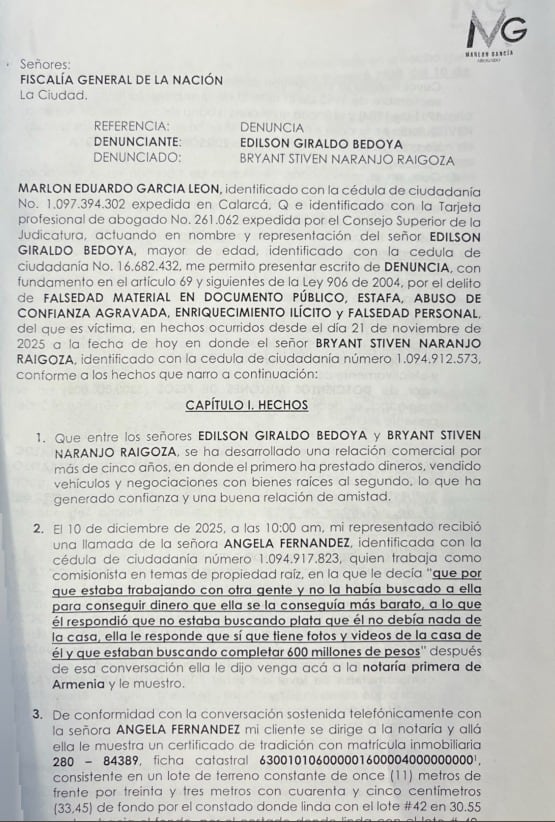 Las recientes denuncias formulan cargos contra un exfuncionario por presuntas irregularidades en la disposición de autos oficiales y propiedades, involucrando operaciones con sumas millonarias, documentos presuntamente falsificados y varias personas y empresas en la región - crédito Marlon García Abogados