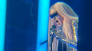 La cantante desplegó todo un