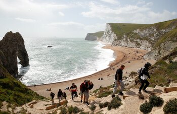 La playa de Durle Door