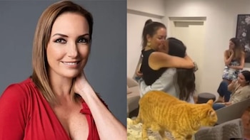 Marisol Aguirre emocionada por reunirse