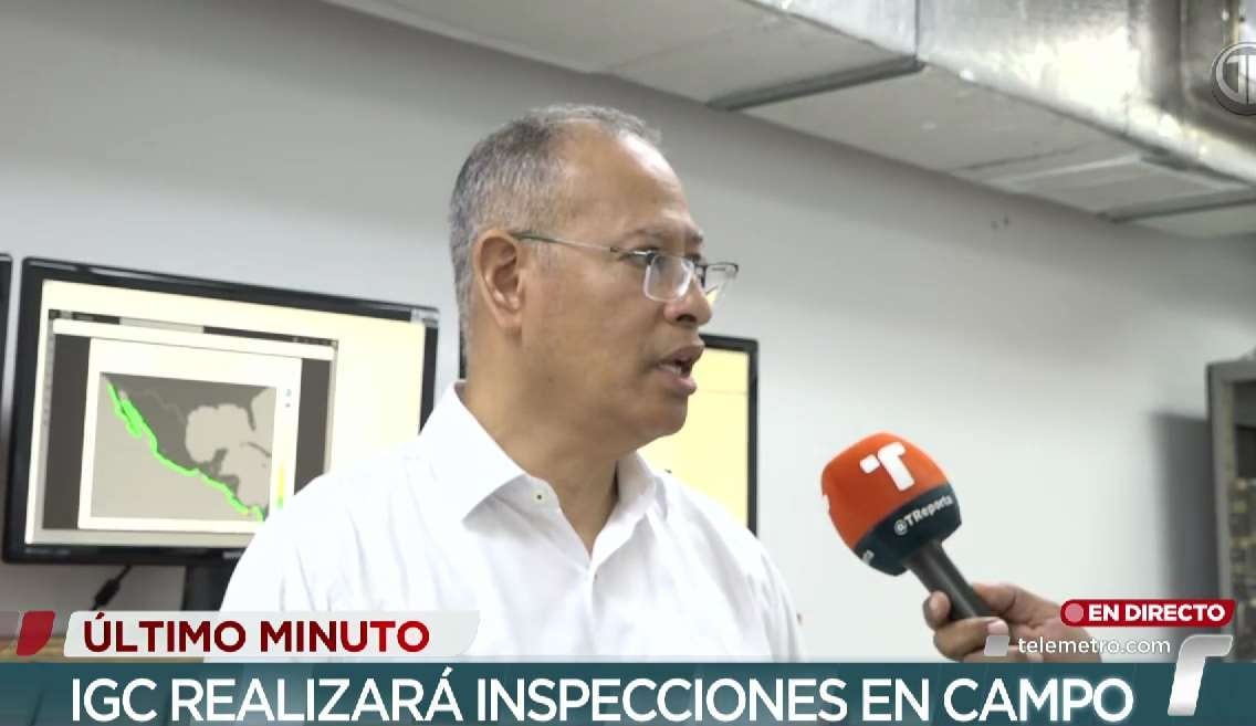 El director del Instituto de Geociencias, Néstor Luque, enfatizó la importancia de promover simulacros y definir rutas de evacuación./ (Telemetro)