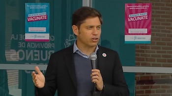 Kicillof hizo el anuncio en