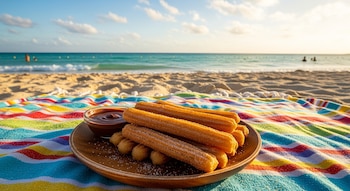 Los churros veganos se preparan