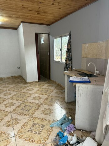 La casa de la víctima