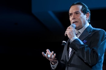 El conductor se mostró molesto