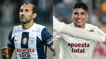 Con jugadores de Universitario y