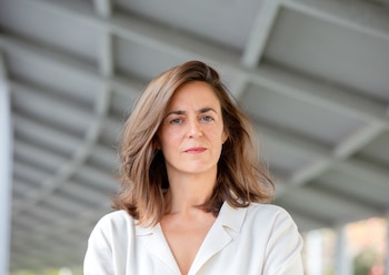 La escritora Eider Rodríguez, en una imagen cedida. (Dani Blanco)