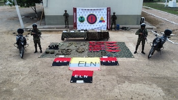 Ejército ubicó una caleta con