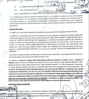 El revelador documento del CC