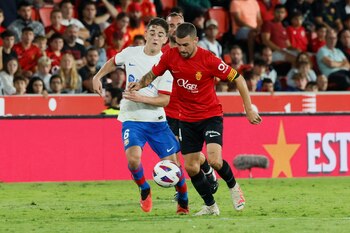 El centrocampistadel Mallorca Dani Rodríguez