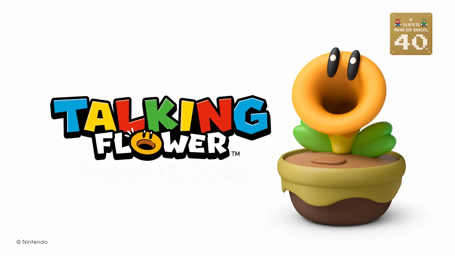 Nintendo lanza la Flor Parlante de Super Mario Wonder como dispositivo interactivo para fanáticos del videojuego. (Nintendo)