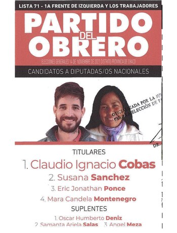 Foto: Boleta del Partido del