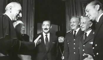 El nuncio apostólico Pio Laghi