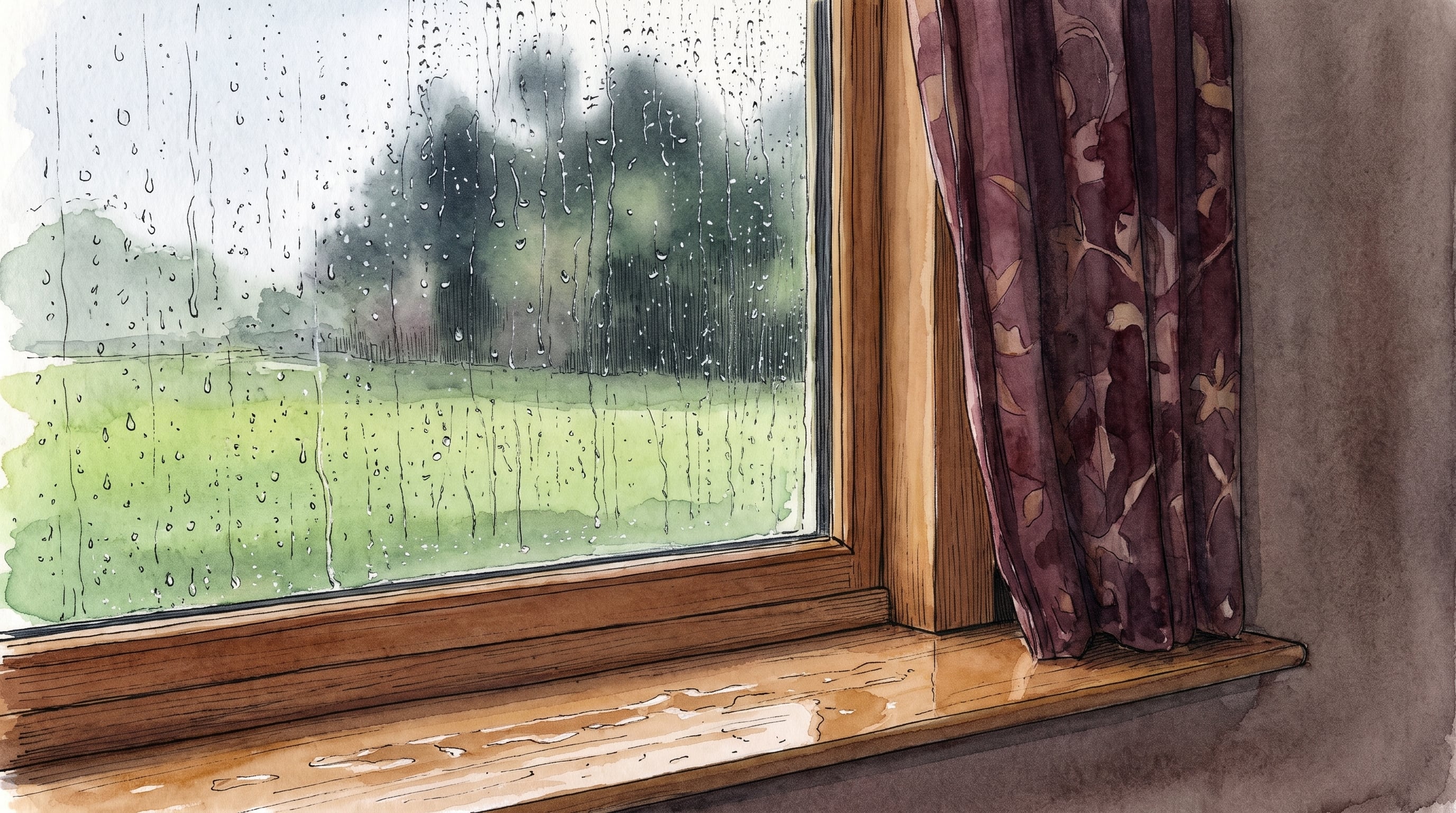 La lluvia arrastra polvo, barro y partículas contaminantes que se adhieren a los cristales. (Imagen Ilustrativa Infobae)