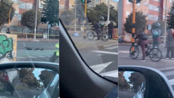Caos vial por accidente de tránsito en el norte de Bogotá: una persona que se movilizaba en una patineta eléctrica resultó muerta