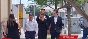 Magaly Medina llegó al velorio