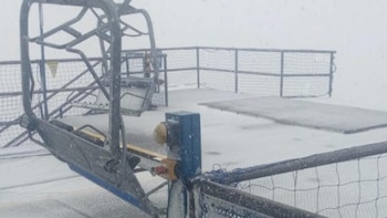 Nieve en pleno verano: Bariloche