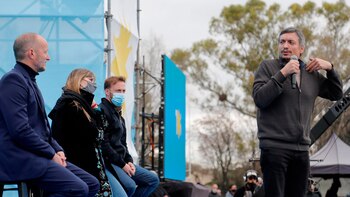 Máximo Kirchner en Lomas de