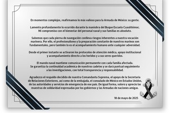 Autoridades mexicanas lamentaron la tragedia