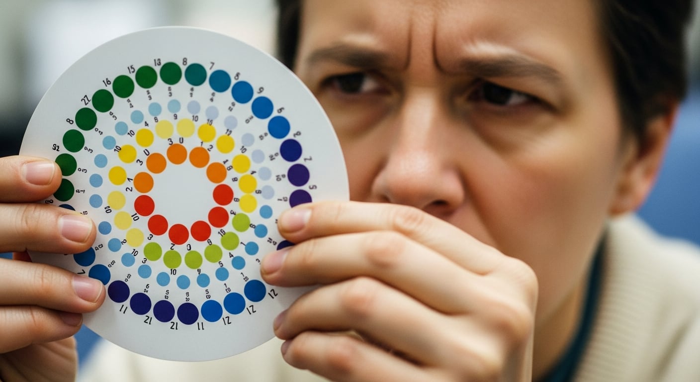 La interpretación cromática durante el crecimiento ocular puede desencadenar miopía, cuando el ojo prioriza un color enfocado detrás de la retina. (Imagen Ilustrativa Infobae)