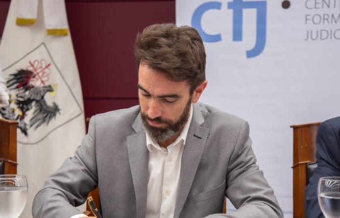 Pérez Lorgueilleux, abogado, asume como nuevo director nacional del Registro Nacional de las Personas (Foto: Prensa JusBaires)