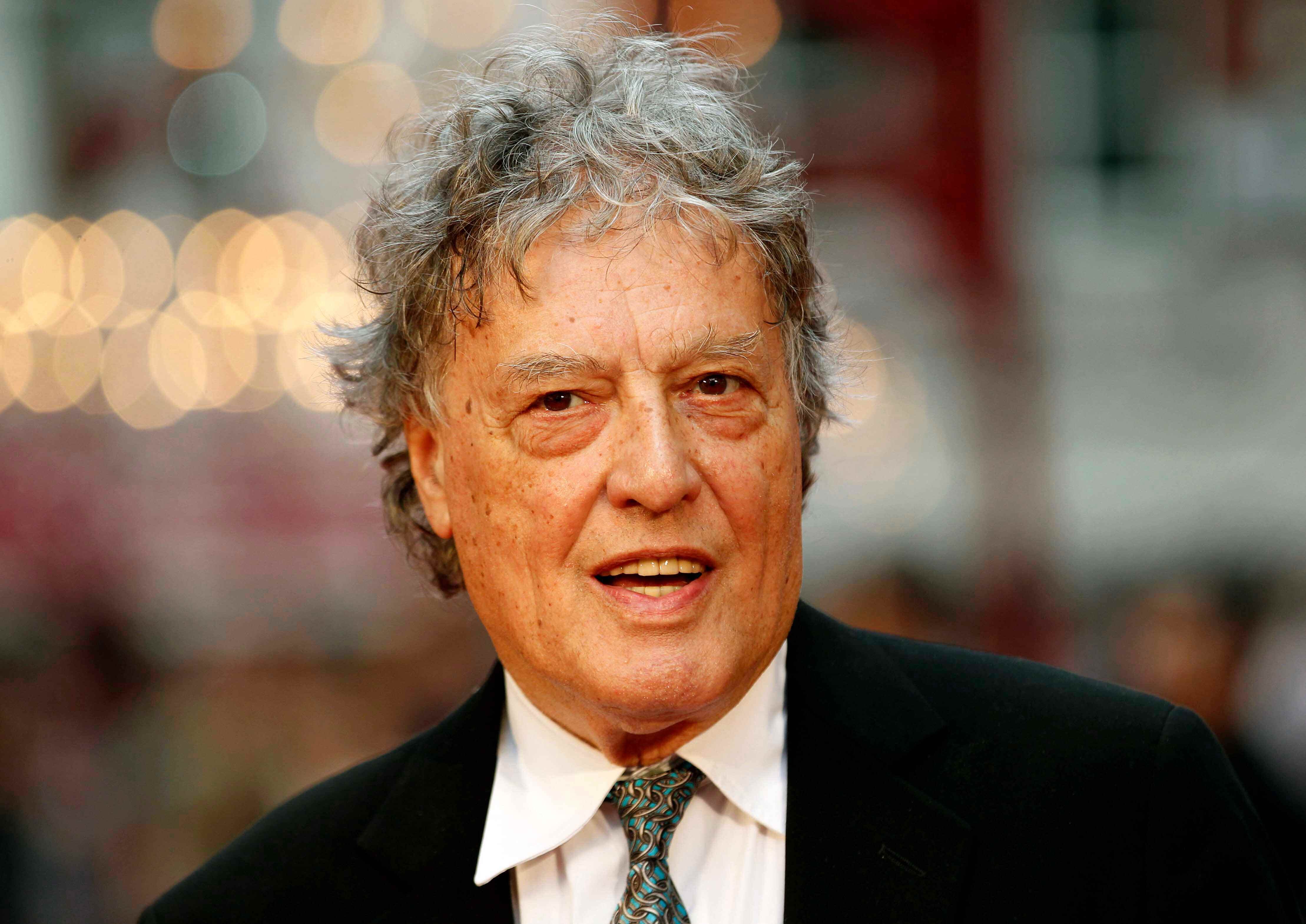 Tom Stoppard en la premiere de
