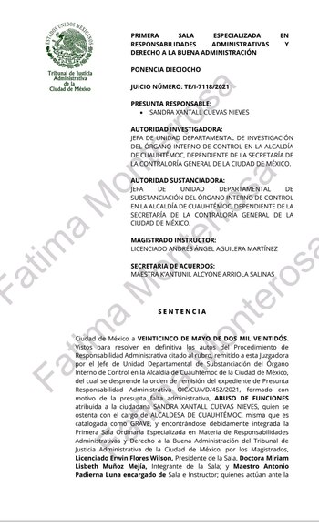 De acuerdo con la periodista