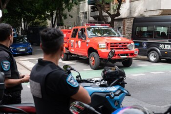 La policía motorizada de la