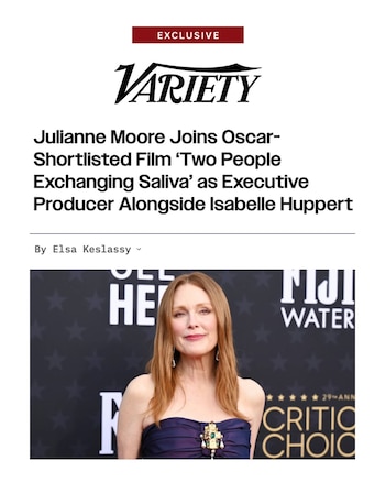 La aclamada actriz Julianne Moore